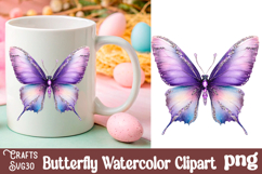 Butterfly Flowers Clipart Sublimation png Butterfly Clip Art Product Image 1
