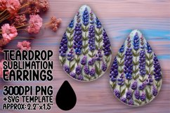 Sublimation Floral Drops - Embroidery Delights Product Image 1
