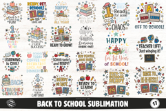 Back To School Sublimation PNG Product Image 1