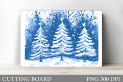 Christmas Tree Cutting Board. Christmas Tree Sublimation Product Image 1
