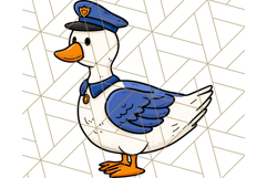 Goose Occupation Clipart PNG, Cute Job-Themed Graphics Product Image 3