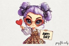 Cupid Anti Valentines Day Clipart PNG Product Image 1