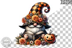 Halloween Gnome Sublimation - Clipart PNG Design Product Image 1