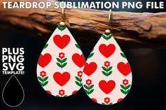 Sparkling Teardrop Earrings Ideas, Valentine's Pattern Product Image 1