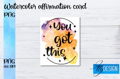 Affirmation cards PNG Bundle | Positive Affirmation Quotes Product Image 7