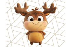 Chunky Kawaii Woodland Critters PNG Clipart, Cute Animals Product Image 3