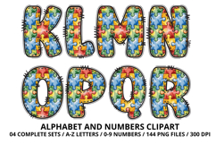 Autism Awareness Doodle Letters Puzzle Piece Alphabet PNG Product Image 3