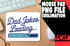 Vibrant Mouse Pad Sublimation Design, Father's Day Product Image 1