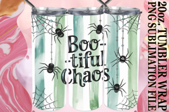 Radiant joy 20oz tumbler wrap, Halloween Product Image 1