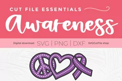 Lupus svg - a lupus awareness svg with peace love hope Product Image 4