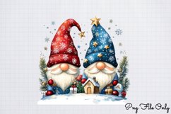 Christmas Gnome Houses Clipart Product Image 1