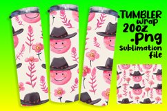 Whimsical Watercolor Flower Earring PNG 20oz Product Image 1