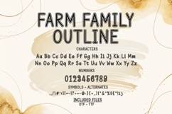 Farm Family Font | Farmhouse | Minimalist Sans Serif Fonts Product Image 9