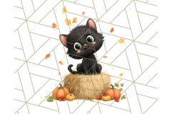 Creepy Carnival Halloween Clipart PNG with Hayride Art Product Image 3