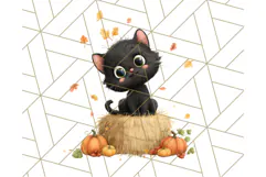 Creepy Carnival Halloween Clipart PNG with Hayride Art Product Image 3