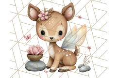 Forest Fairy Garden Creatures PNG, Whimsical Woodland Art Product Image 3