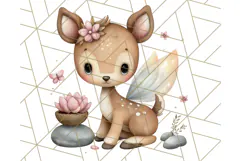 Forest Fairy Garden Creatures PNG, Whimsical Woodland Art Product Image 3