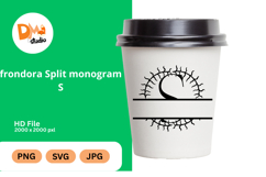 Frondora Split Monogram Product Image 1