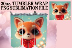 3D Christmas Tumbler Wrap for 20oz Sublimation PNG Product Image 1