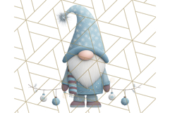 Cozy Winter Gnome Clipart PNG, Christmas Gnome Clip Art Product Image 3