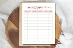 Editable Client Appointments Canva Template - 5 Colors Product Image 3