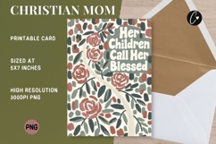 Christian Mother's Day Card | Bible Verse Printable Product Image 1