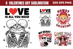 Love Valentines Day Sublimation PNG Product Image 1