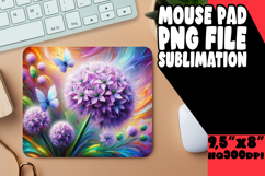 Sweet DESK pad Playful PNG, Flowers Product Image 1