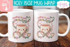 BUNDLE Self Care Mug Wrap sublimation, Mental Health Mug Product Image 4