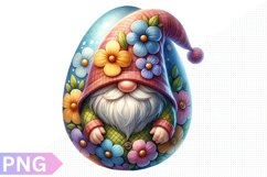 Easter Gnome Clipart ,Easter sublimation PNG Design Product Image 1