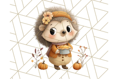 Woodland Autumn Animals PNG Clipart for Fall &amp; Harvest Product Image 3