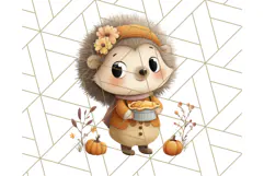 Woodland Autumn Animals PNG Clipart for Fall & Harvest Product Image 3