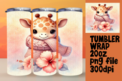 FASHIONABLE 20oz Tumbler Graphic , Cute Animals Product Image 1