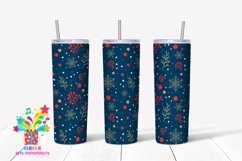 Merry Christmas Skinny tumbler Sublimation #18 Product Image 1