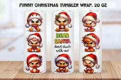 Funny christmas characters Tumbler Wraps|BUNDLE PNG. Product Image 19