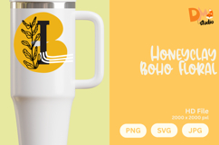 Honeyclay Boho Floral Monogram Product Image 1