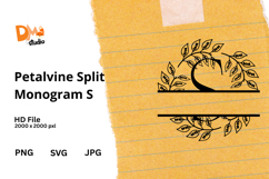Petalvine Split Monogram Product Image 1