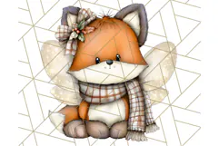 Fall Fairy Animal Clipart PNG, Woodland Creatures With Wings Product Image 3
