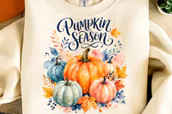 Pumpkin Season PNG, Trendy Fall PNG, Autumn Sublimation Product Image 2