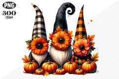 Halloween Gnomes Sublimation - Clipart PNG Design Product Image 1