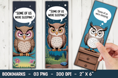 Funny Owl Bookmark Sublimation Product Image 1
