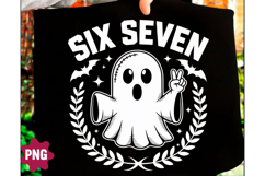 Halloween Six Seven Ghosts Shirt,67 Png Product Image 1