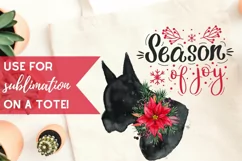 Holiday Dogs Christmas Watercolor Clipart Illustrations Product Image 2