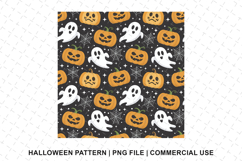 Halloween Pumpkin Pattern Png | Sublimation | Digital Paper Product Image 1