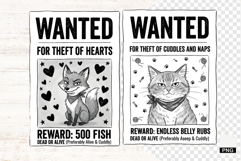 Wanted Animals PNG - Animals Clipart Product Image 1