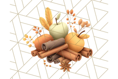 Woodland Apple Orchard Festival PNG Fall Clipart Product Image 3