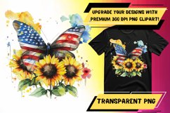 Stunning Patriotic Butterfly Sublimation Product Image 1