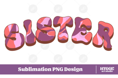 sister Png Retro Retro Mother&#039;s Day Mom Sublimation Product Image 1