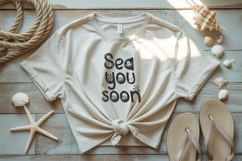 Sea Life Font | Ocean Font SVG OTF DXF | Summer Alphabet Product Image 9