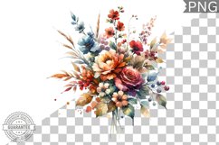 Flowers Sublimation - Clipart PNG Design Product Image 1